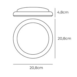 Applique LED 18W 1820lm 4000K 20,8x4,8cm, luce ideale per illuminazione e decorazione d'interni. - Product Image 1