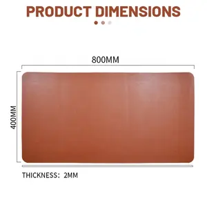 Leather Desk Mat Waterproof PU Leather Mouse Pad Computer Laptop Non-Slip Dual-Sided Desk Mat Cartoon Gaming For Office Home