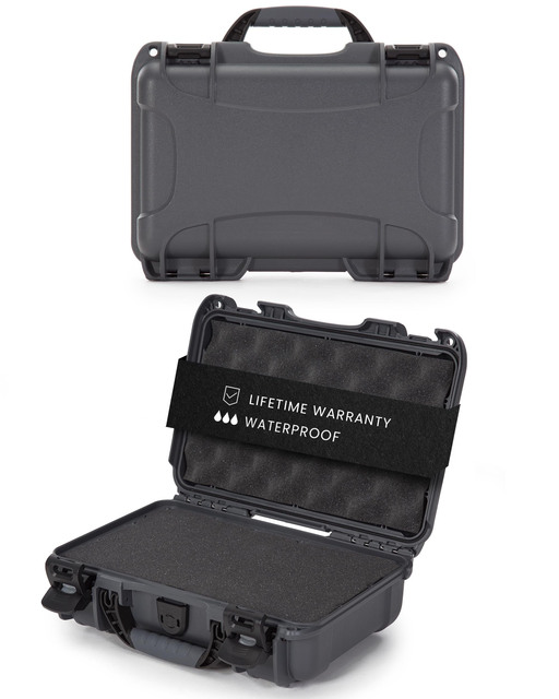 Free Sample High Quality IP68 Black Waterproof Lightweight Hard Plastic Case Spinner Wheels for Fishing Use OEM/ODM Customized