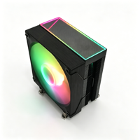 4HB2-12B2-9YLDG2 CPU Cooler 120mm ARGB PWM Fan 4 Heatpipes Air Cooler for Intel LGA 1700 1851 AMD AM5 AM4 Gaming PC Fan