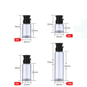 Botella de Envase para Medicamentos y Cosméticos de 2 ml, 3 ml, 5 ml y 10 ml con Tapa Desprendible - Product Image 1