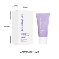 Sérum hydratant roll-on OEM Black Crow, éclaircissant et lissant, anti-transpirant liquide pour éclaircir et lisser les aisselles, unisexe