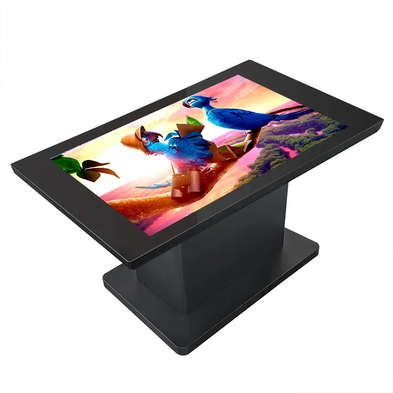 Tavoletta di gioco intelligente di alta qualità 43 pollici multi touch tavolino LCD digital signage stand totem android interattivo intelligente