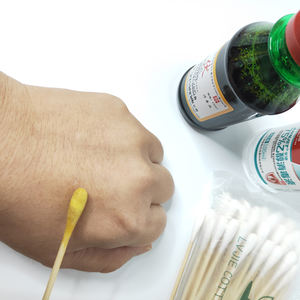 Vente en gros de <span class=keywords><strong>coton</strong></span> <span class=keywords><strong>tige</strong></span> de 10cm de long bâton de bois écouvillon écologique médical Q conseils écouvillon de nettoyage <span class=keywords><strong>coton</strong></span>-<span class=keywords><strong>tige</strong></span> de nettoyage - Product Image 5