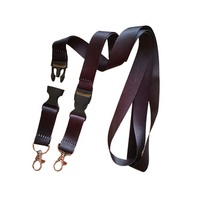 Lanière universelle en polyester vierge personnalisable pour enseignant, avec boucle de sécurité en plastique, crochet métallique, porte-badge d'identification et clip pour téléphone – Vente en gros