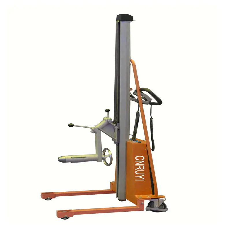 Factory outlet reel handling lifter paper roll stacker