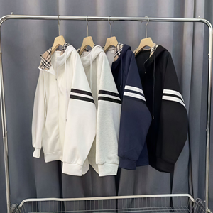 Sweat-shirt de luxe tendance 2026, vêtements unisexes de haute qualité pour le printemps et l'automne, design brodé de dessins animés, vestes pour hommes - Product Image 3