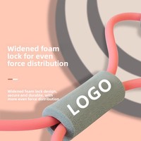 Corde de Résistance L8 à 8 Formes pour Entraînement, Élargissement des Épaules, Amélioration de la Posture, Yoga, Amincissement, en Latex Naturel, pour Fitness à Domicile, Fabrication Usine