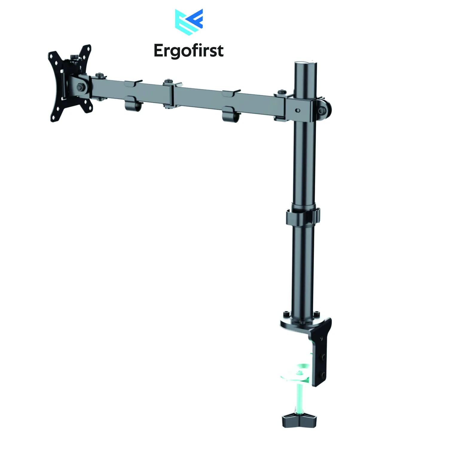 Ergofirst Single Long Arm Monitor Stand Desk Mount Computer Vesa Bracket for 13"~32" LCD Display