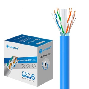 Buen rendimiento, muestras gratis, entrega rápida, Cable Cat6, Cable Ethernet de 305m, Cable electrónico eléctrico para interiores - Product Image 4
