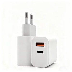 20W PD 3.0 Dual Port <b>USB</b> Wall Charger <b>USB</b> A Type <b>C</b> Fast Charging <b>Adapter</b> for Mobile Phone Tablet Laptop - Product Image 1