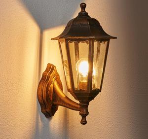 <span class=keywords><strong>Lampe</strong></span> murale extérieure vintage en bronze P631 IP44, <span class=keywords><strong>lanterne</strong></span> extérieure résidentielle fluorescente avec diffuseur en verre, douille E27 - Product Image 2