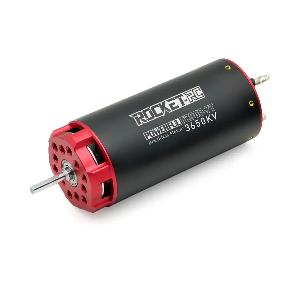 Rocket-RC POWERFUL F2960 brushless motor with fan blade 2 pole Rotor-1535 cooling fan for RC Buggy Truck on-road cars