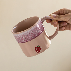 Taza de cerámica con diseño de oso durmiente, taza de agua para parejas, taza creativa para desayuno, café, leche, taza de alta estética, regalo para mujeres - Product Image 1