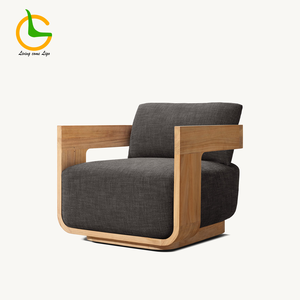 チークガーデン家具チークガーデンソファヴィラパティオ家具セットソリッドウッドガーデンセットホテル家具ソファセット - Product Image 3