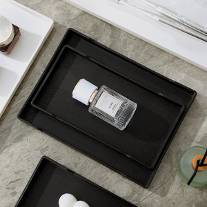 Plateau de service alimentaire de haute qualité Rectangle assiette carrée assiettes à vaisselle vaisselle pour <span class=keywords><strong>cuisine</strong></span> à domicile - Product Image 2