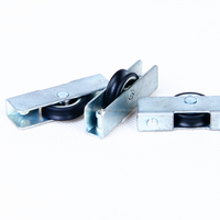 Ruedas de Nylon para Poleas de Ventanas Corredizas, Accesorios para Puertas, Ranura en U de 20 mm, R15, Garruchas para Ventanas Corredizas de Aluminio