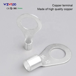 Conector de Cable Circular Tipo O <span class=keywords><strong>El</strong></span>éctrico OT/RNB, Sin Aislamiento, Terminal de Cobre, Chapado en <span class=keywords><strong>Estaño</strong></span> y Plata, Suministro de Fábrica - Product Image 4