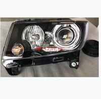 Kit de carrocería de coche, lámpara frontal, luces delanteras para jeep compass 2014, 55079408AH