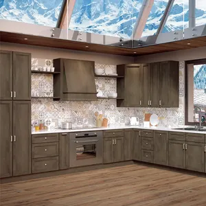 RTA cherry wood kitchen cabinets kitchen island kitchen table stainless steel cabinet handle kichen cabinets