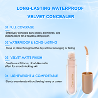 Crème correctrice pour le visage à couvrance totale, imperméable, blanchissante, naturelle, longue durée, fini mat velours, pour femmes, tous types de peau