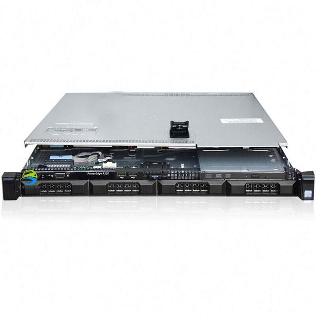 Used Refurbished Dell R240 4LFF SATA/SAS SSD Intel Xeon E-2226G 6Cores 3.40 GHz 2*450W Platinum 64GB H730P 1U Rack