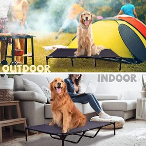 ZMaker Cooling Mesh Sommer tragbares erhöhtes Hunde bett Faltbare erhöhte Camping-Haustier betten für Hunde und Katzen - Product Image 6