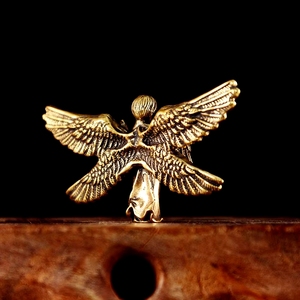 1 Pezzo Nuovo Accessorio da Scrivania Vintage Decorativo in Ottone a <span class=keywords><strong>Sei</strong></span> Ali, Statuetta Bestseller - Product Image 4