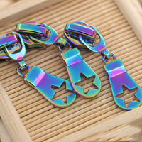 Logo personnalisé 3 #5 # fermeture à glissière en métal OEM gravé marque fermeture à glissière curseurs de fermeture à glissière personnalisés