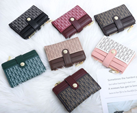 Portefeuille élégant pour femmes, nouvelle marque de luxe célèbre, style de créateur, tendance unisexe, élégant, rétro, pour les affaires et le quotidien