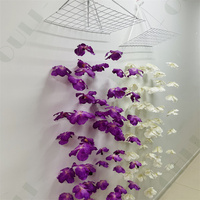EG-0009 Nouvelle orchidée Vanda artificielle personnalisée à toucher réel, faite à la main pour la décoration de mariage