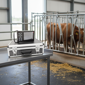 Échographe vétérinaire portable avec écran LED 5,6 pouces pour test de gestation chien/chat/porc, mesure de la graisse dorsale/de la viande maigre, durable - Product Image 2