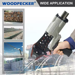 <span class=keywords><strong>Agrafeuse</strong></span> pneumatique industrielle Woodpecker C130L, calibre 11, facile à transporter, pour cages en fil métallique et gabions - Product Image 5