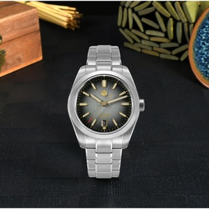 Montre San Martin 42mm en émail JianZhan GMT Miyota 9015, montre de luxe Gada pour homme, automatique, mécanique, style chinois, SN0144GL - Product Image 3