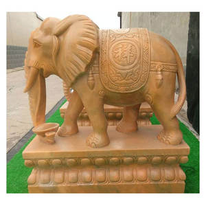 Statue en <span class=keywords><strong>pierre</strong></span> sculptée, éléphant, Sculpture de chine, marbre <span class=keywords><strong>blanc</strong></span>, <span class=keywords><strong>pierre</strong></span> <span class=keywords><strong>dr</strong></span>, statue de bali, marbre rose - Product Image 4