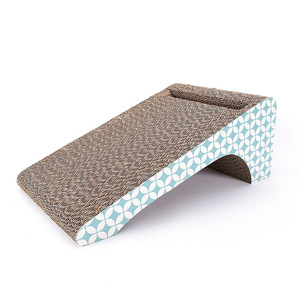 Planche à gratter pour chat, motif géométrique, en carton durable, pour intérieur, pour chats - Product Image 1