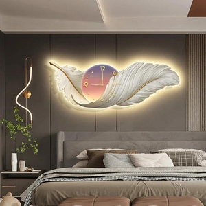 <strong>Whale</strong> LED Light Luxury Entryway Decorative Painting Hanging Painting Mural Simple Modern Vertical Wall <strong>Art</strong> - Product Image 4