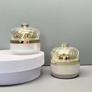 Lujo 1,7 oz Nuevo diseño Gel Jar Pot Personalizado ABS Crema Embalaje para el cuidado <span class=keywords><strong>de</strong></span> la piel Cosmético <span class=keywords><strong>de</strong></span> lujo Embalaje Shanghai Nuevo diseño - Product Image 1