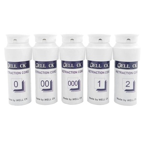 Línea gingival dental/Cordón de retracción hilo dental desechable tejido algodón goma línea <span class=keywords><strong>dentista</strong></span> 5 tamaños - Product Image 3