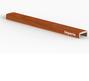 Perfil de aluminio premium IMPERIO SLEEK 12 para bordes de vidrio, solución para estantes de armario y perfiles de puertas de vidrio - Product Image 3