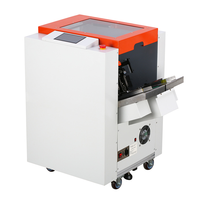 Machine automatique de fabrication de livrets robuste 480AT A3+ pour 30 feuilles, avec fonctions d'agrafage et de pliage, et têtes d'agrafeuse Hohner