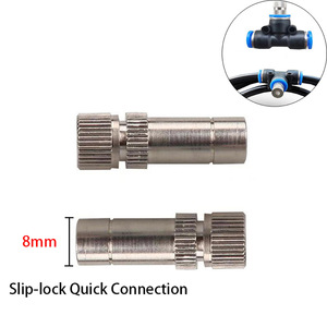 Boquilla de Cobre Niquelada Personalizada de 0.5mm, Salida de Baja Presión, Atomización Rápida, Niebla Fina, Humidificación, Eliminación de Polvo - Product Image 2