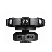 260W 16-Arm LED Beam Moving Head Light RGBW 4in1 Bühnen-Wash-Licht 360 Grad Unendliche Rotation Professionelles DMX512 DJ-Licht