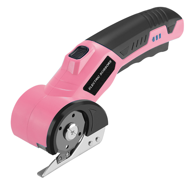One Blade Cordless Handheld Electric Scissors Rechargeable Fabric Cutter with Battery Power Source