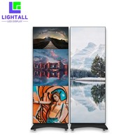 640*1920mm LED Publicité Machine Sans Soudure Épissage Stand Plancher Publicité Affiche Numérique LED Affichage Écran