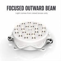 Luz Decorativa LED de Aluminio Tipo Loto, IP65, DC24V, 5W, DMX512, RGB, RGBW, para Fachadas de Edificios, Centros Comerciales y Paisajismo
