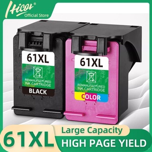 Hicor alta calidad remanufacturado 61XL Color InkJet para Cartucho de tinta para impresora <span class=keywords><strong>HP</strong></span> Envy <span class=keywords><strong>1510</strong></span> 4500 1050 para cartucho de tinta - Product Image 2