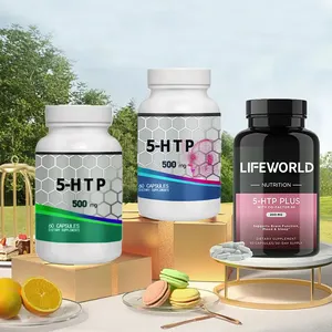 LifeworldOEMがフォーカスナチュラルセロトニンスリープピル200mg5-HTPパウダーカプセルをサポート