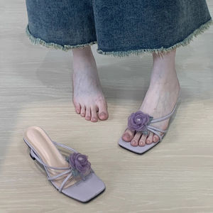 Zapatos de Novia Franceses Mary Jane para Mujer, Otoño-Verano 2026, de Piel Genuina, Antideslizantes, con Tacón Grueso y Transpirables - Product Image 3