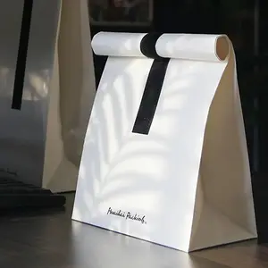 Zeecan品牌艺术品工作室标志设计师三明治纸袋面包可回收纸袋水果纸袋